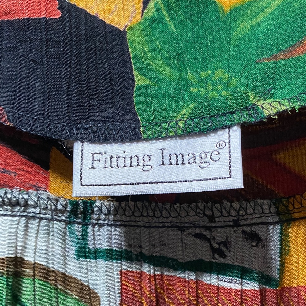 Fitting Image Multicolor Abstract women’s size 22W swing vintage duster - Picture 7 of 16